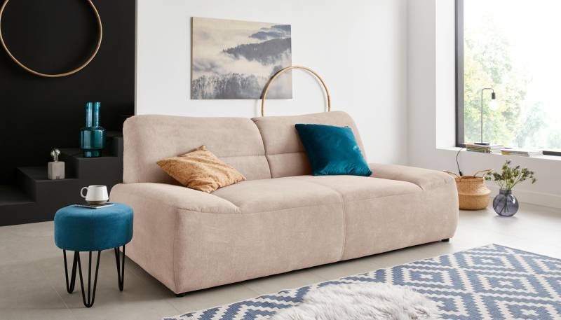 DOMO collection 2-Sitzer »Cesena modernes Sofa mit flachen Armlehnen, komfortabel«, fester Sitzkomfort, frei im Raum stellbar von DOMO collection