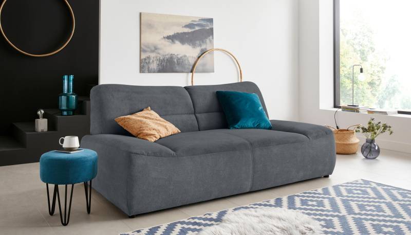 DOMO collection 2-Sitzer »Cesena modernes Sofa mit flachen Armlehnen, komfortabel«, fester Sitzkomfort, frei im Raum stellbar von DOMO collection
