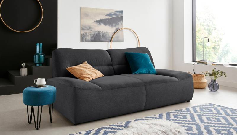 DOMO collection 2-Sitzer »Cesena modernes Sofa mit flachen Armlehnen, komfortabel«, fester Sitzkomfort, frei im Raum stellbar von DOMO collection