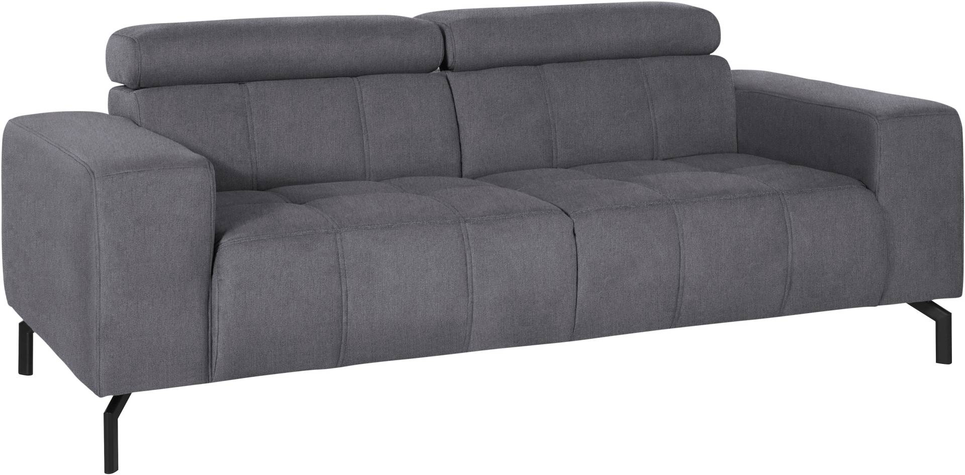 DOMO collection 2-Sitzer »Cunelli zeitlos und elegant, moderne Sitznähte als Designelement,«, wahlweise mit 6-fach verstellbaren Kopfteilen, fester Sitzkomfort DOMO collection 2-Sitzer »Cunelli zeitlos und elegant, moderne Sitznähte als Designelement,«, wahlweise mit 6-fach verstellbaren Kopfteilen, fester Sitzkomfort von DOMO collection