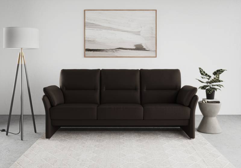 DOMO collection 3-Sitzer »Pina zeitlos und elegant, schmale Armlehnen, kompakte Stellmasse,«, mit Federkern für hohen Sitzkomfort, Breite 219cm von DOMO collection