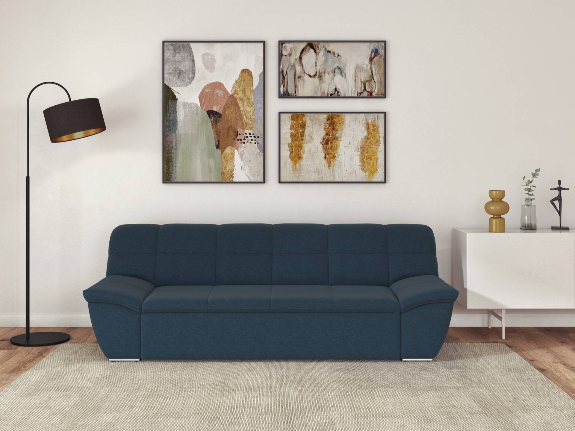 DOMO collection 3-Sitzer »Splash, moderne Steppung im Sitz und Rücken, komfortabel,«, flache Armlehnen zum Entspannen DOMO collection 3-Sitzer »Splash, moderne Steppung im Sitz und Rücken, komfortabel,«, flache Armlehnen zum Entspannen von DOMO collection