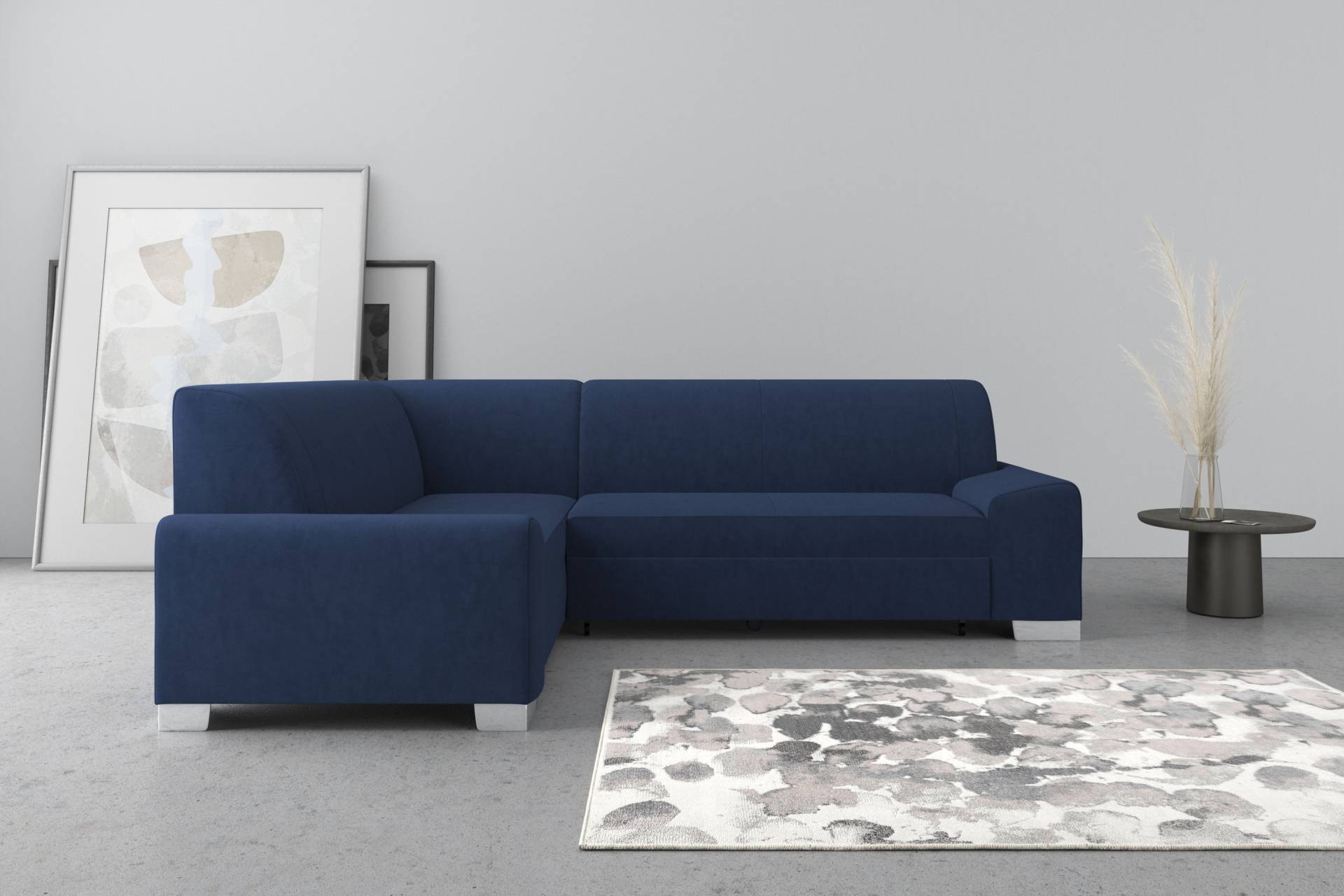 DOMO collection Ecksofa »Anzio in kubischer Formensprache, flache Armlehnen, L-Form«, Wahlweise mit Bettfunktion und Federkern für hohen Sitzkomfort DOMO collection Ecksofa »Anzio in kubischer Formensprache, flache Armlehnen, L-Form«, Wahlweise mit Bettfunktion und Federkern für hohen Sitzkomfort von DOMO collection