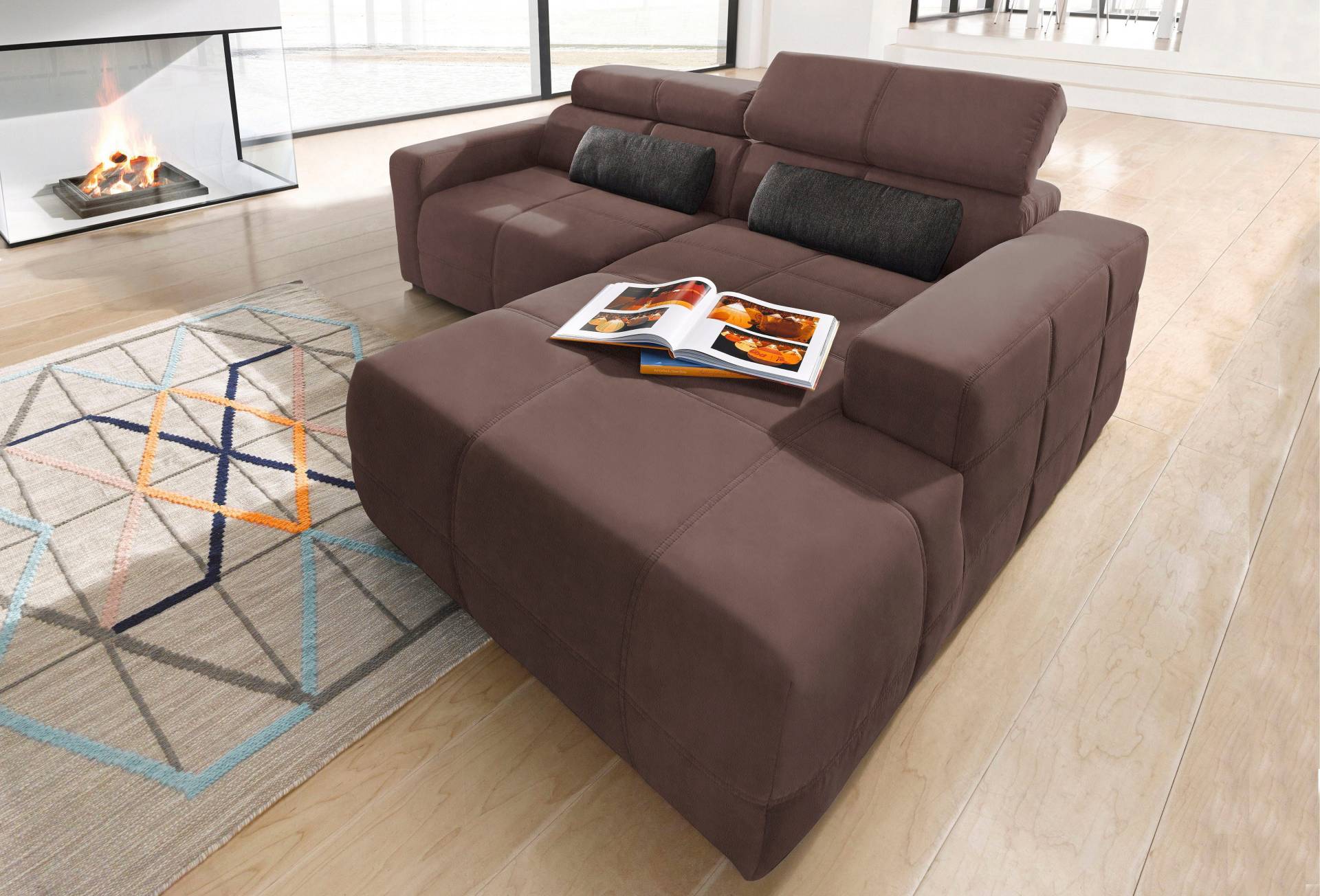 DOMO collection Ecksofa »Brandon kleine Ausführung B/T/H: 214/100/80 cm« von DOMO collection