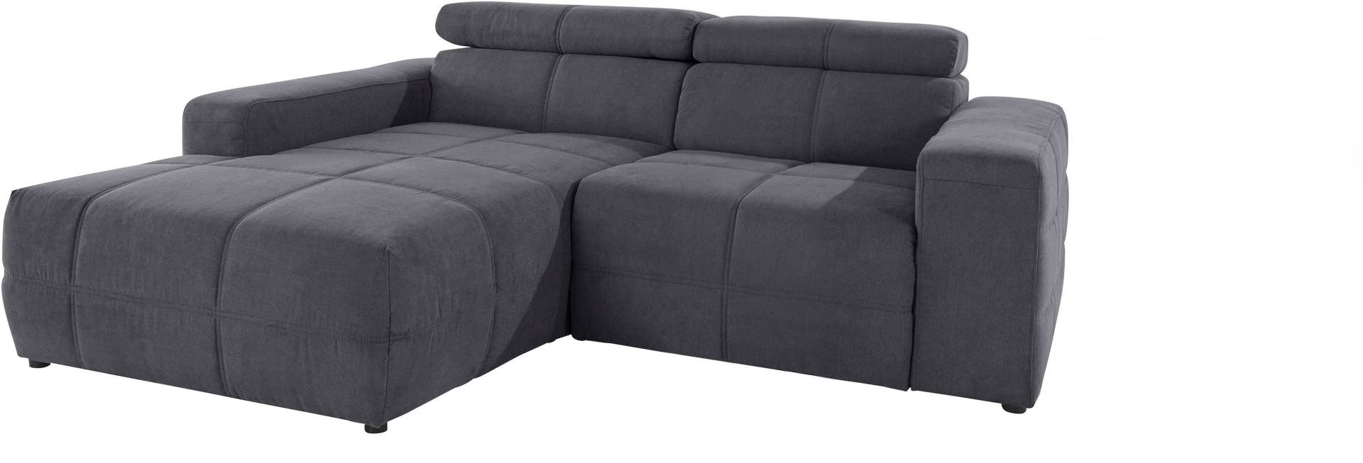 DOMO collection Ecksofa »Brandon kleine Ausführung B/T/H: 214/100/80 cm«, Mit Kopfteilverstellung, auch in Leder und Cord, L-Form DOMO collection Ecksofa »Brandon kleine Ausführung B/T/H: 214/100/80 cm«, Mit Kopfteilverstellung, auch in Leder und Cord, L-Form von DOMO collection