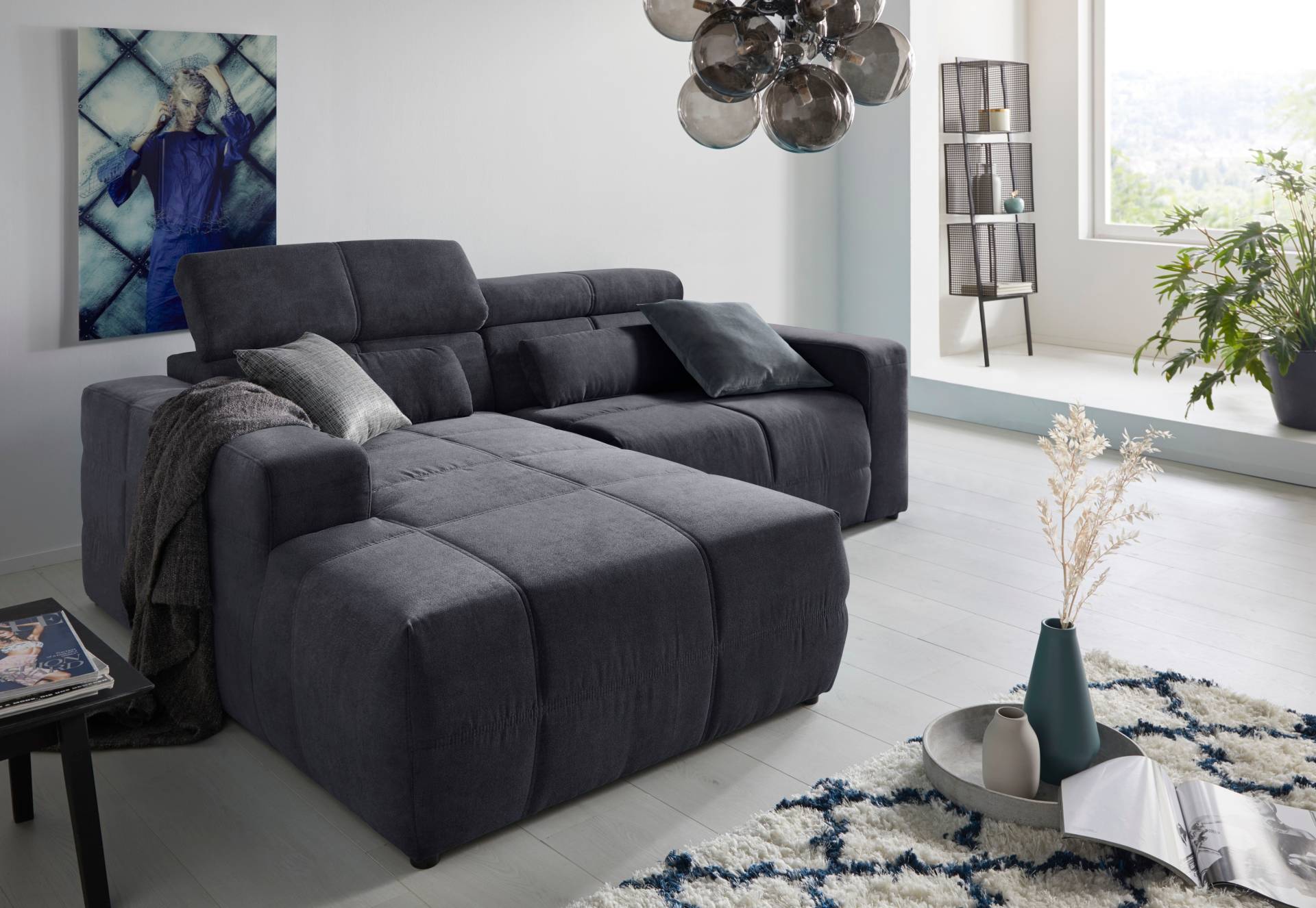 DOMO collection Ecksofa »Brandon kleine Ausführung B/T/H: 214/100/80 cm« von DOMO collection