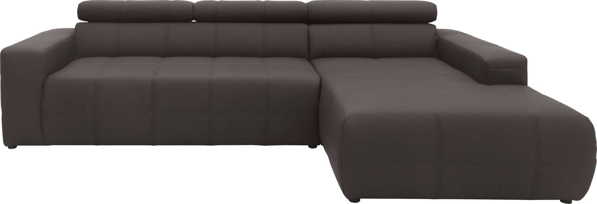 DOMO collection Ecksofa »Brandon Sitzbelastung 140 kg, grosse Ausführung, B/T/H: 289/177/80 cm«, mit Kopfteilverstellung, wahlweise Sitztiefenverstellung, L-Form DOMO collection Ecksofa »Brandon Sitzbelastung 140 kg, grosse Ausführung, B/T/H: 289/177/80 cm«, mit Kopfteilverstellung, wahlweise Sitztiefenverstellung, L-Form von DOMO collection