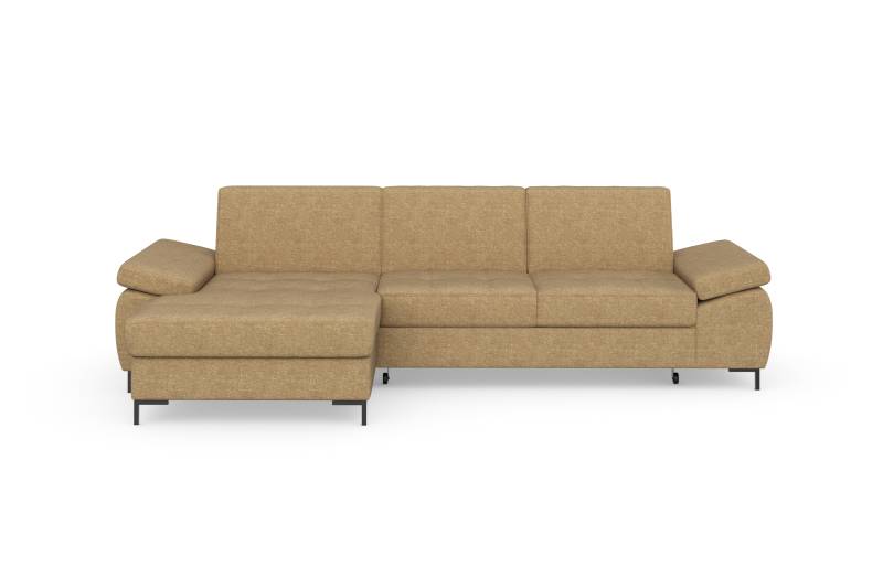 DOMO collection Ecksofa »Capelo L-Form«, mit Armteilverstellung, wahlweise mit Bettfunktion, Federkern von DOMO collection