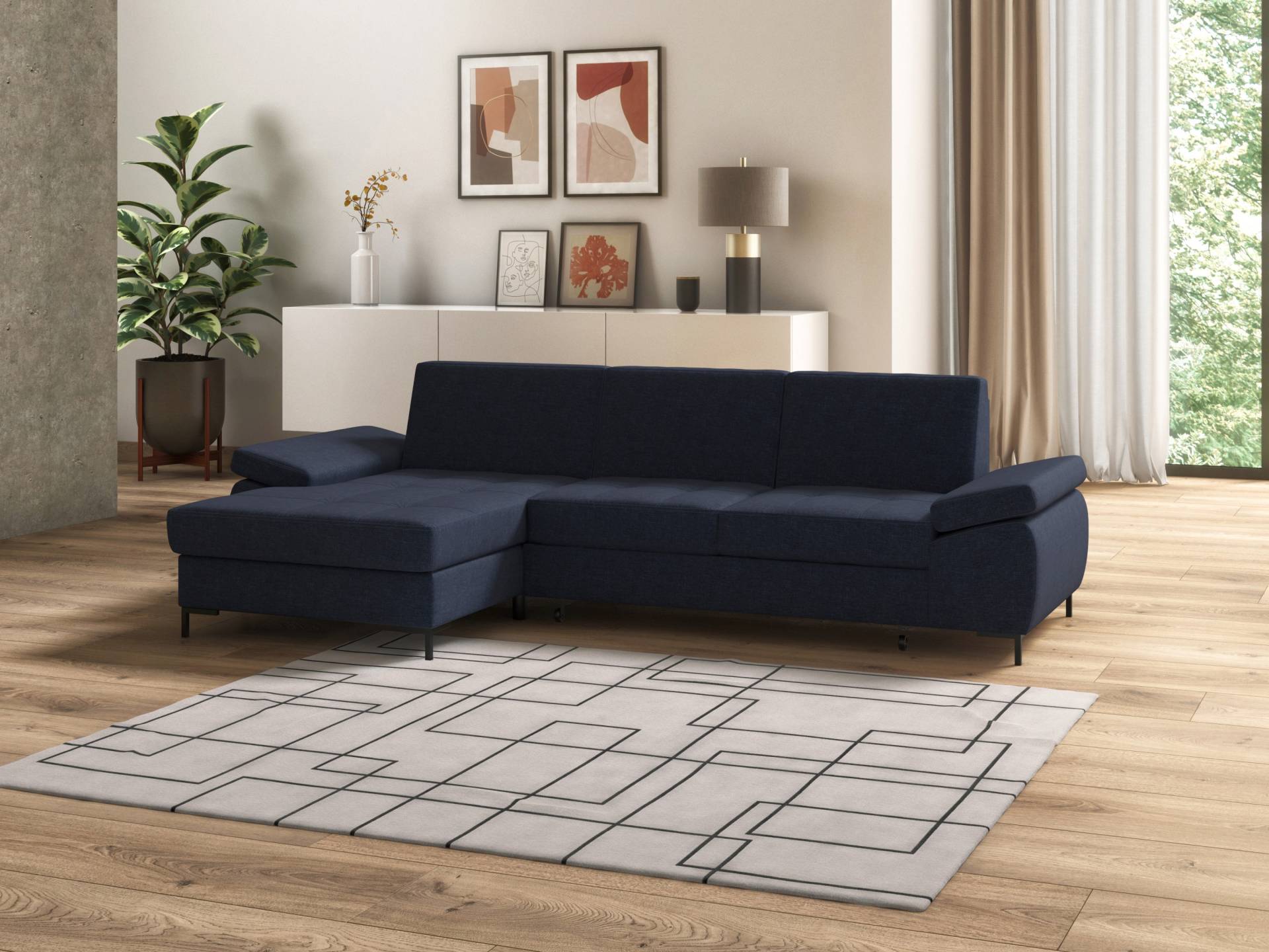 DOMO collection Ecksofa »Capelo L-Form«, mit Armteilverstellung, wahlweise mit Bettfunktion, Federkern DOMO collection Ecksofa »Capelo L-Form«, mit Armteilverstellung, wahlweise mit Bettfunktion, Federkern von DOMO collection