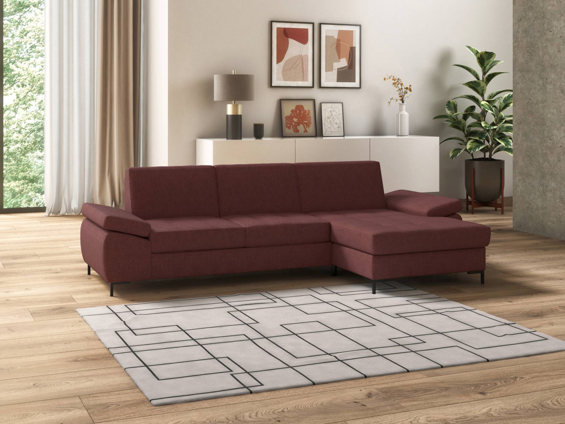 DOMO collection Ecksofa »Capelo L-Form« von DOMO collection