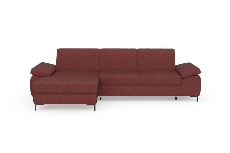 DOMO collection Ecksofa »Capelo L-Form«, mit Armteilverstellung, wahlweise mit Bettfunktion, Federkern von DOMO collection