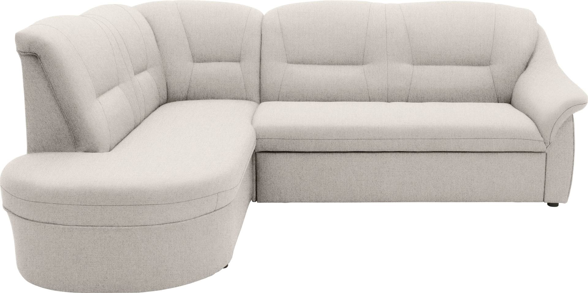 DOMO collection Ecksofa »Faenza für kleine Räume, Stellmasse 232,176cm, komfortabel, L-Form«, mit Ottomane, zeitlos, elegante Armlehnen, wahlweise mit Bettfunktion DOMO collection Ecksofa »Faenza für kleine Räume, Stellmasse 232,176cm, komfortabel, L-Form«, mit Ottomane, zeitlos, elegante Armlehnen, wahlweise mit Bettfunktion von DOMO collection
