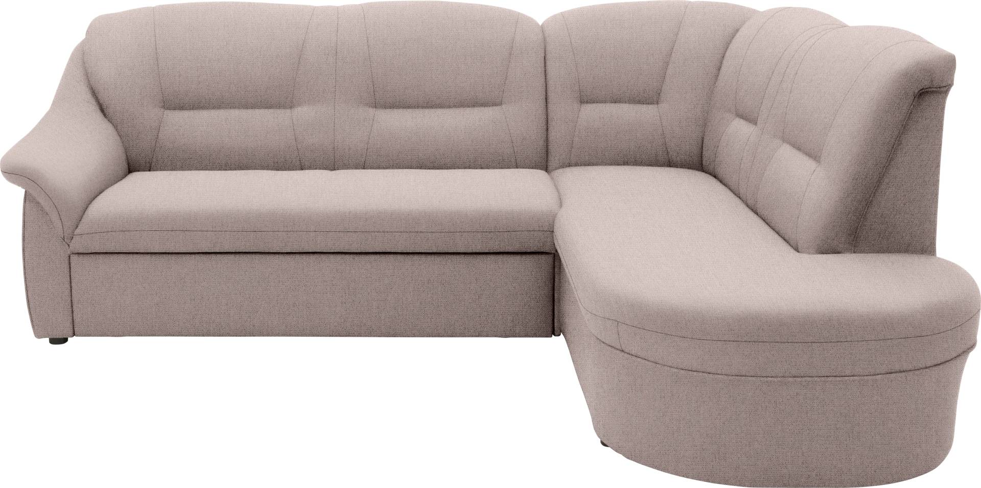 DOMO collection Ecksofa »Faenza für kleine Räume, Stellmasse 232,176cm, komfortabel, L-Form«, mit Ottomane, zeitlos, elegante Armlehnen, wahlweise mit Bettfunktion DOMO collection Ecksofa »Faenza für kleine Räume, Stellmasse 232,176cm, komfortabel, L-Form«, mit Ottomane, zeitlos, elegante Armlehnen, wahlweise mit Bettfunktion von DOMO collection