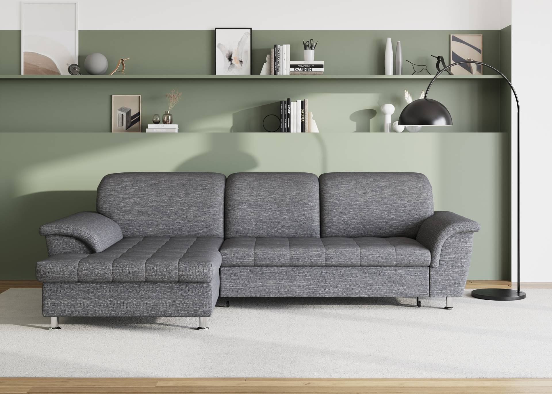 DOMO collection Ecksofa »Franzi Steppung im Sitzbereich B7T/H: 278/162/80 cm, Schlafsofa« von DOMO collection