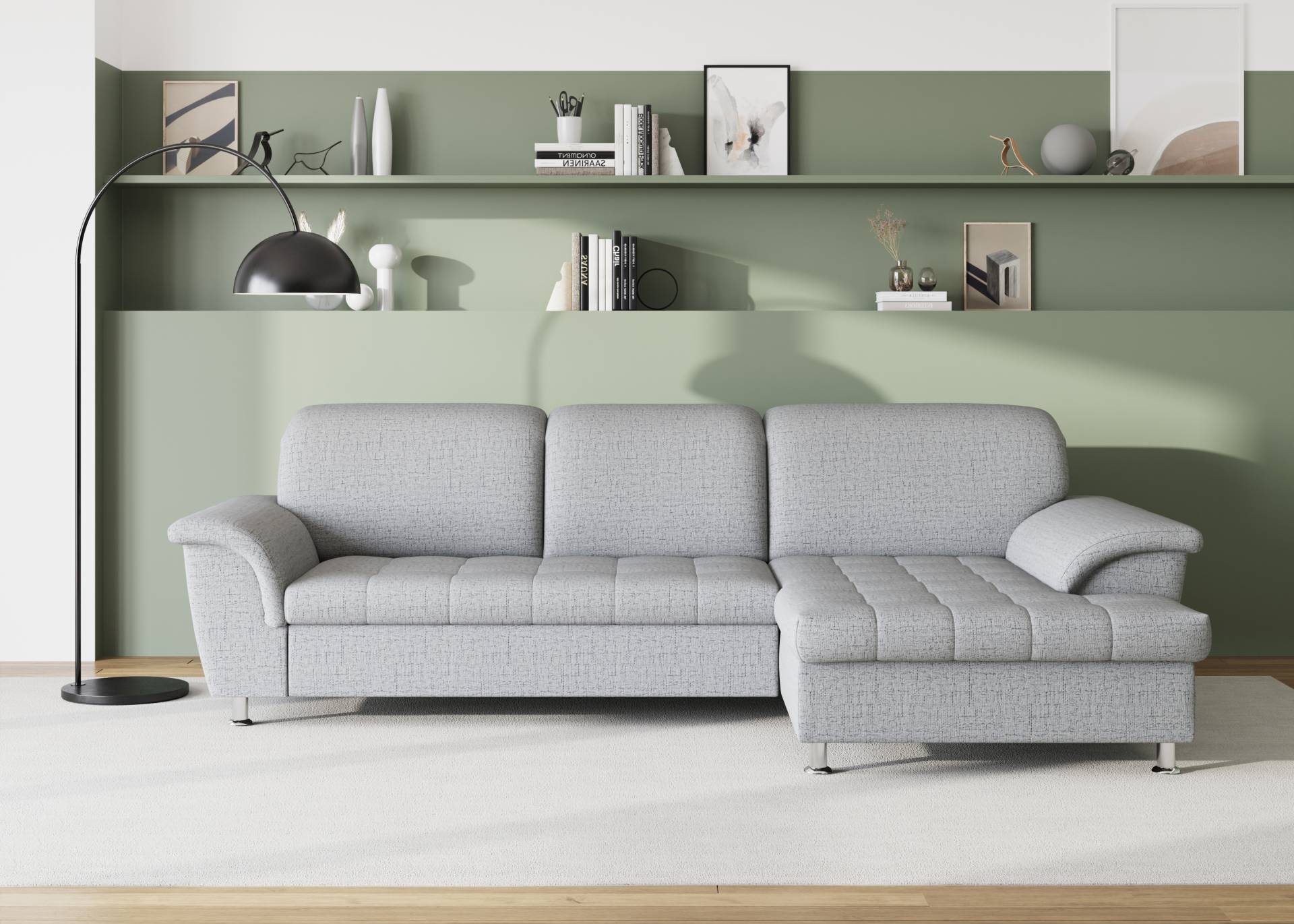 DOMO collection Ecksofa »Franzi Steppung im Sitzbereich B7T/H: 278/162/80 cm, Schlafsofa« von DOMO collection