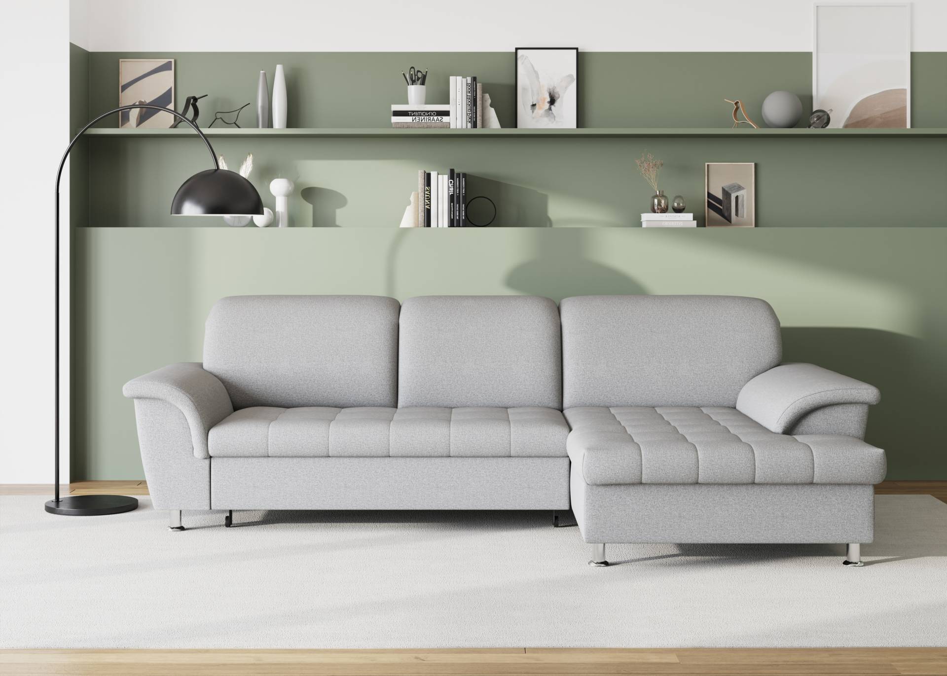 DOMO collection Ecksofa »Franzi Steppung im Sitzbereich B7T/H: 278/162/80 cm, Schlafsofa« von DOMO collection