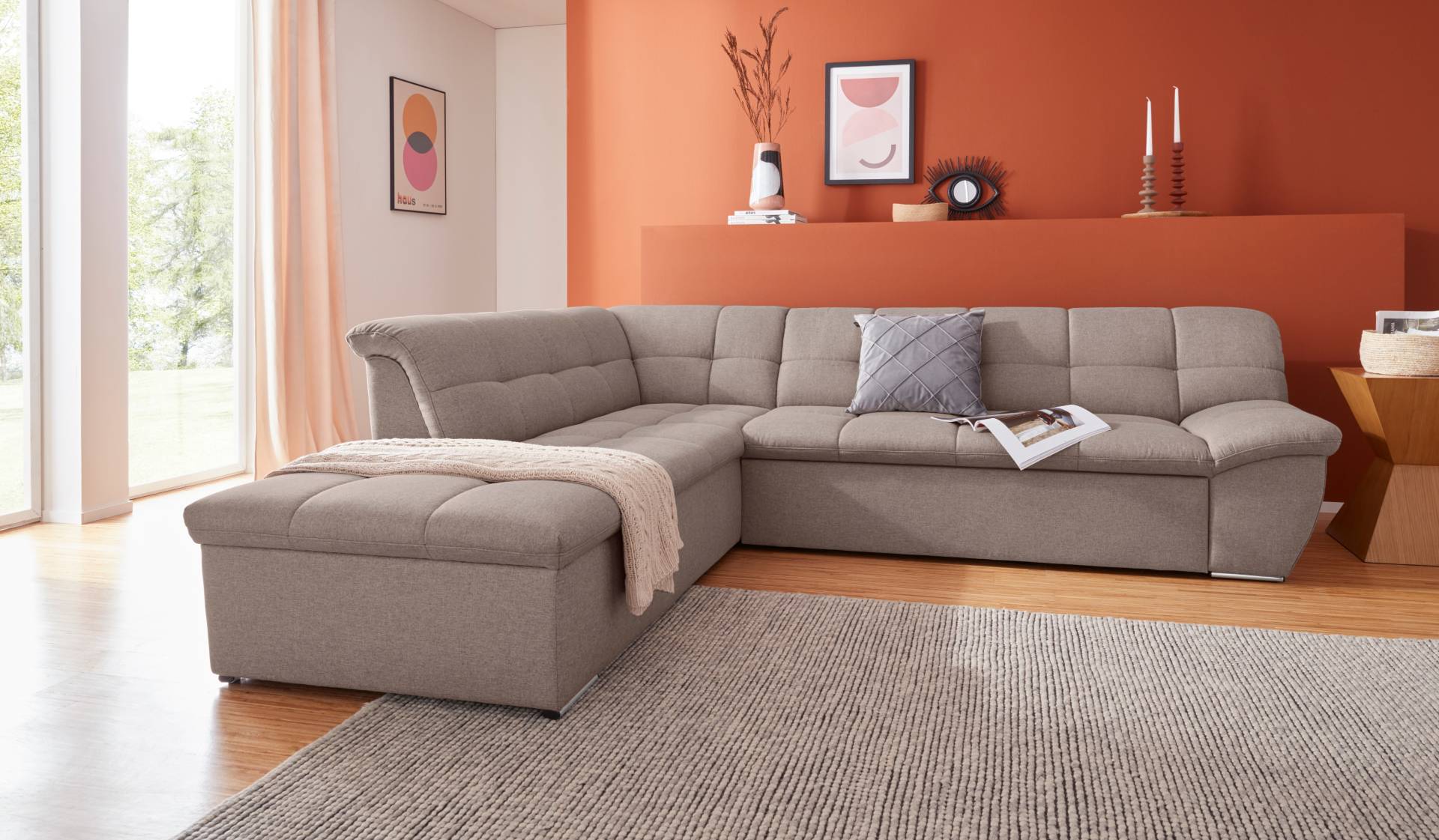 DOMO collection Ecksofa »Lagoa L-Form« von DOMO collection