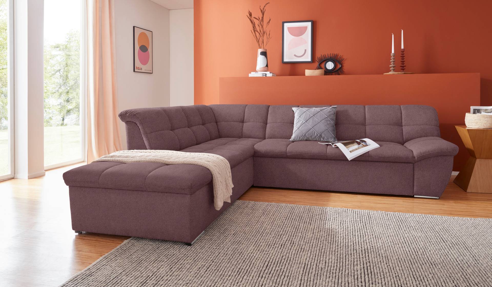 DOMO collection Ecksofa »Lagoa L-Form« von DOMO collection