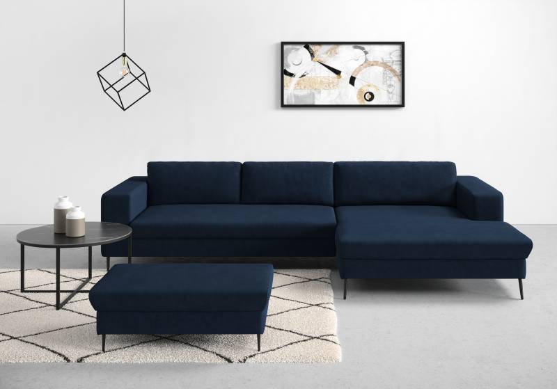 DOMO collection Ecksofa »Modica, zeitlos und elegant, L-Form«, moderne Optik mit extrabreiter Recamiere, auch in Cord von DOMO collection