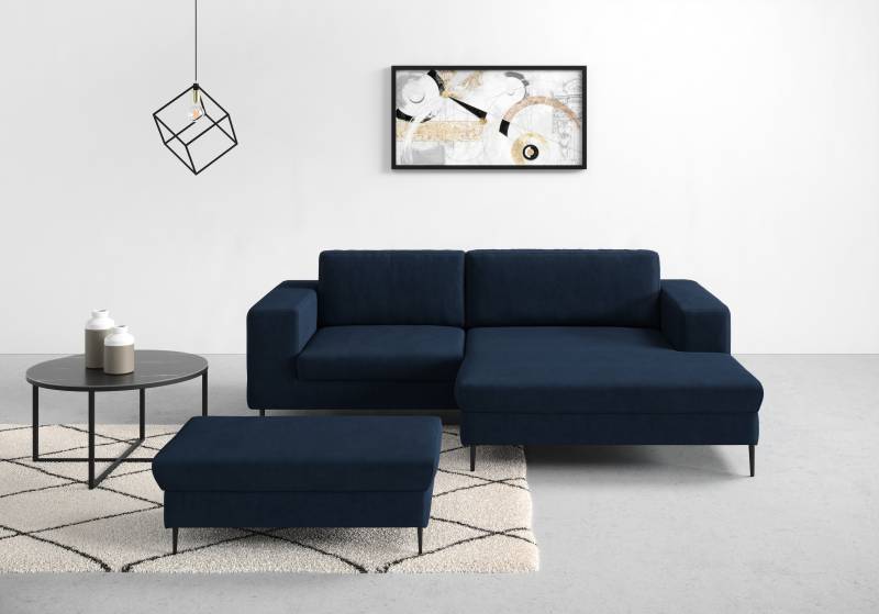 DOMO collection Ecksofa »Modica kompakt und elegant, Breite 244, L-Form«, moderne Optik mit extrabreiter Recamiere, auch in Cord von DOMO collection