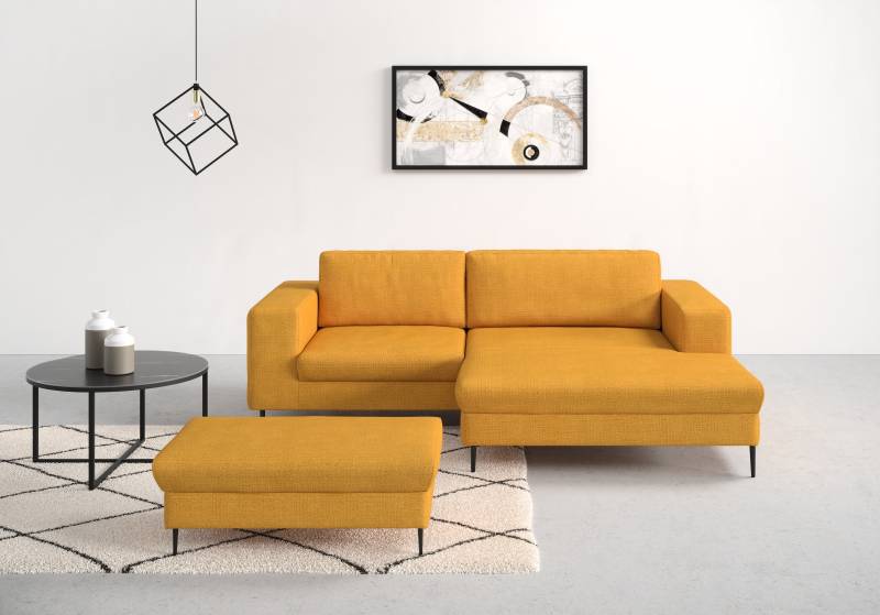 DOMO collection Ecksofa »Modica kompakt und elegant, Breite 244, L-Form«, moderne Optik mit extrabreiter Recamiere, auch in Cord von DOMO collection