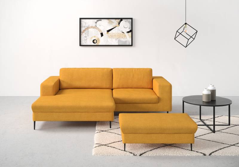 DOMO collection Ecksofa »Modica kompakt und elegant, Breite 244, L-Form«, moderne Optik mit extrabreiter Recamiere, auch in Cord von DOMO collection