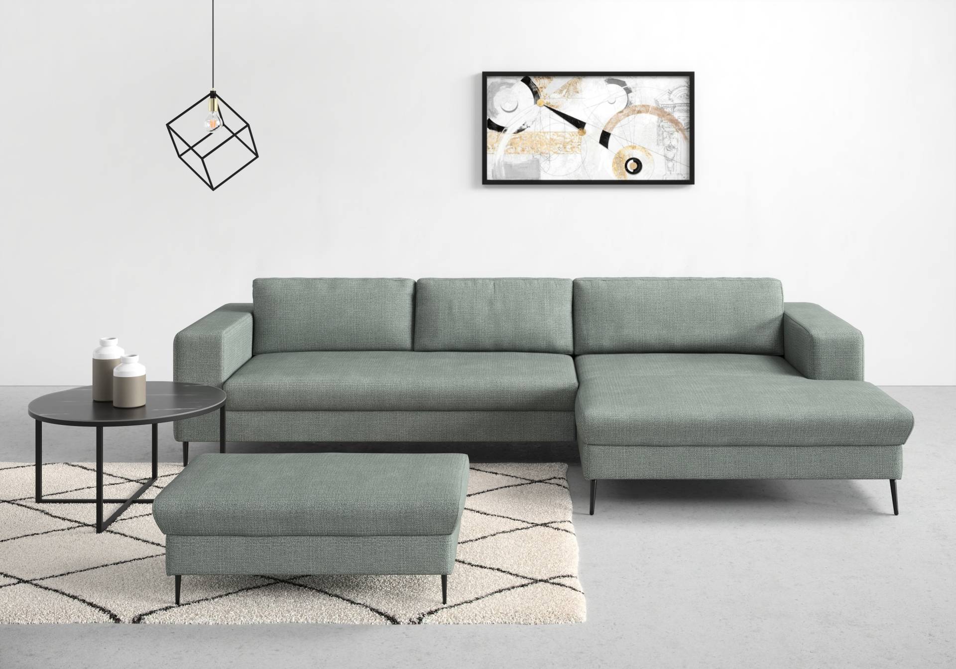 DOMO collection Ecksofa »Modica, zeitlos und elegant, L-Form«, moderne Optik mit extrabreiter Recamiere, auch in Cord DOMO collection Ecksofa »Modica, zeitlos und elegant, L-Form«, moderne Optik mit extrabreiter Recamiere, auch in Cord von DOMO collection
