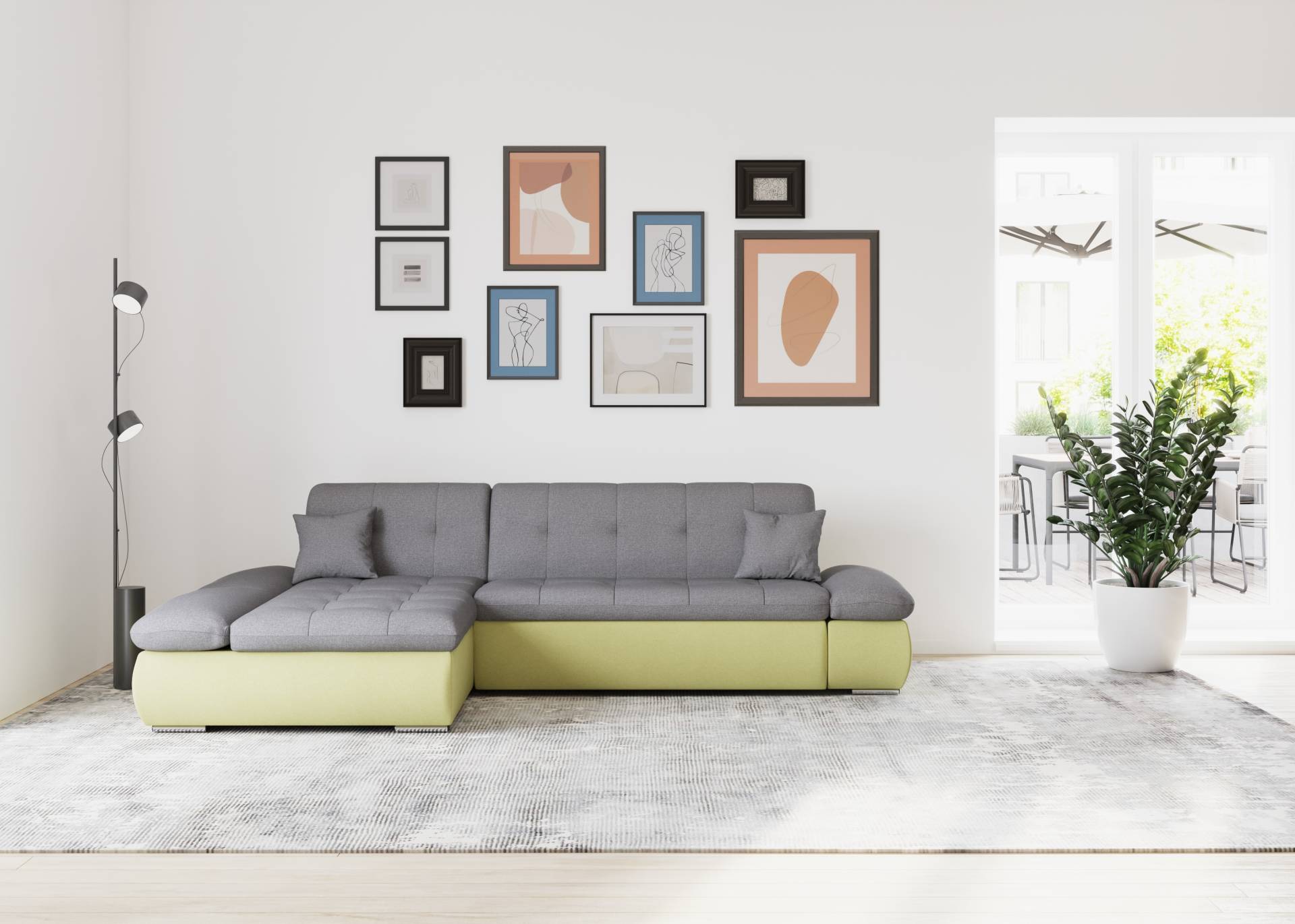 DOMO collection Ecksofa »Moric Schlafsofa B/T/H 300/172/80 cm, auch in Cord, L-Form« von DOMO collection