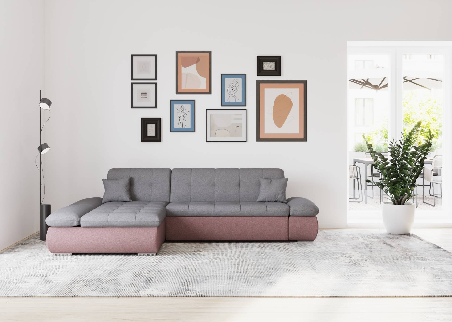 DOMO collection Ecksofa »Moric Schlafsofa B/T/H 300/172/80 cm, auch in Cord, L-Form« von DOMO collection