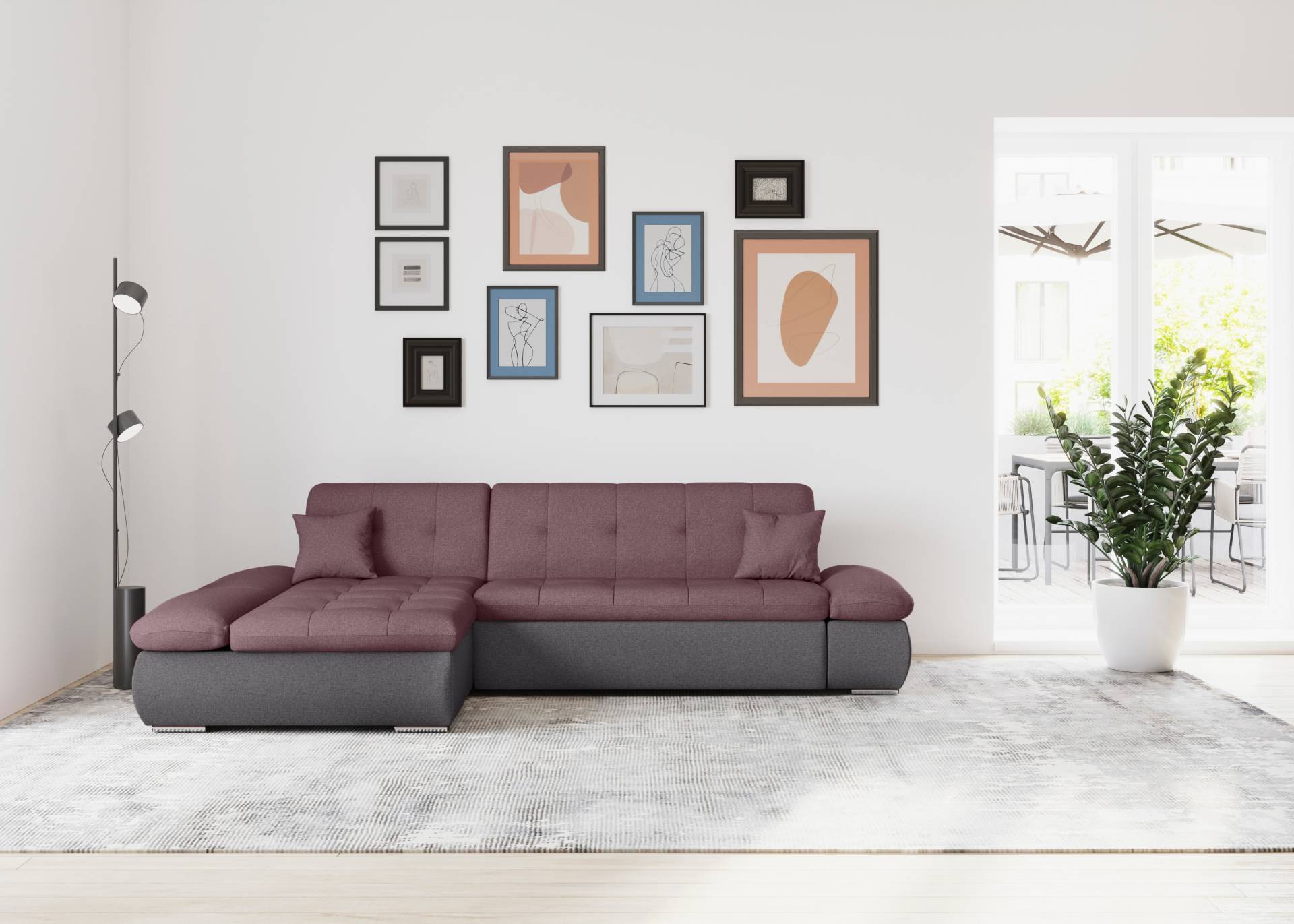 DOMO collection Ecksofa »Moric Schlafsofa B/T/H 300/172/80 cm, auch in Cord, L-Form« von DOMO collection