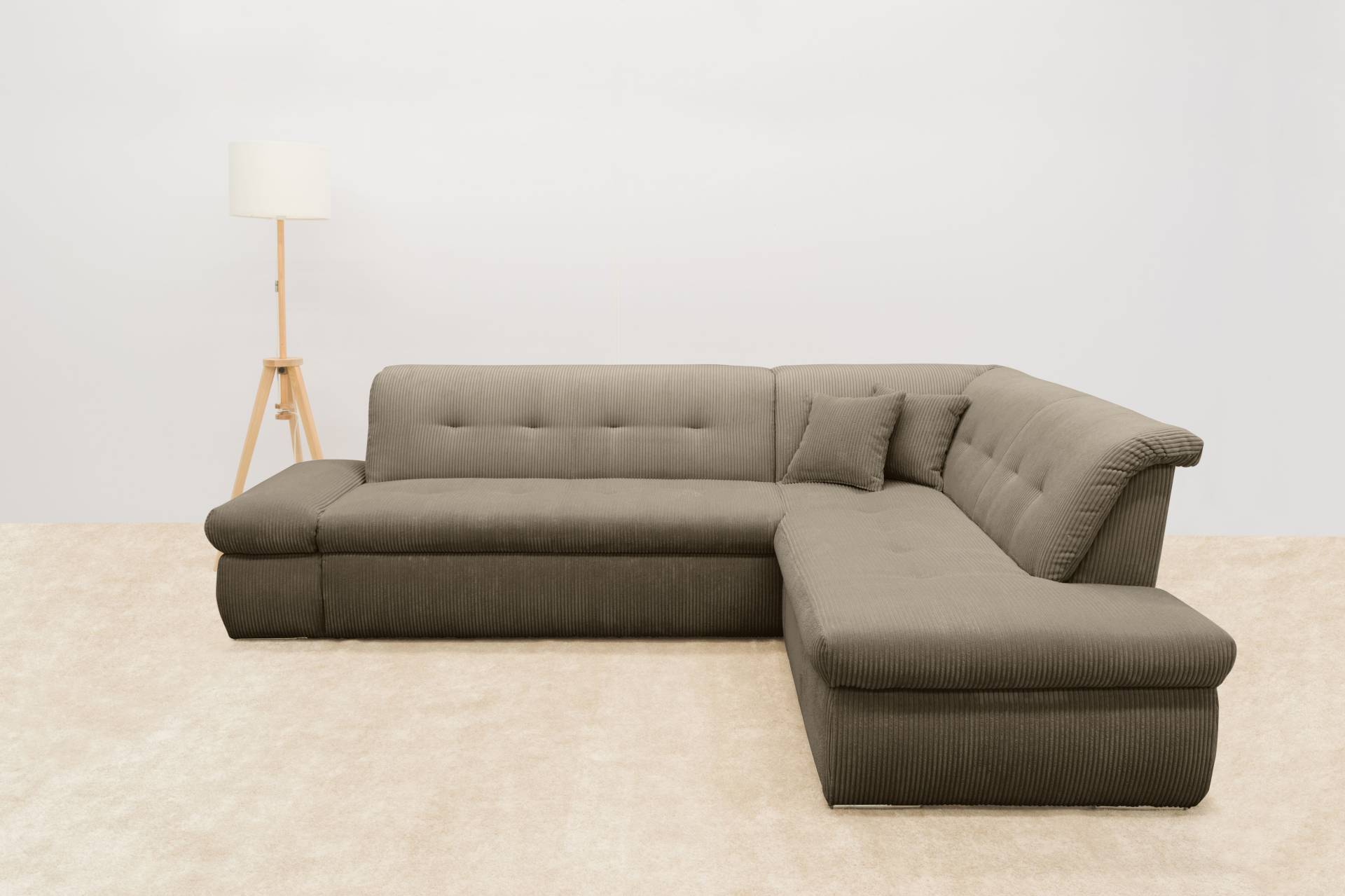 DOMO collection Ecksofa »Moric L-Form«, wahlweise mit Bettfunktion und Armlehnenverstellung, auch in Cord DOMO collection Ecksofa »Moric L-Form«, wahlweise mit Bettfunktion und Armlehnenverstellung, auch in Cord von DOMO collection