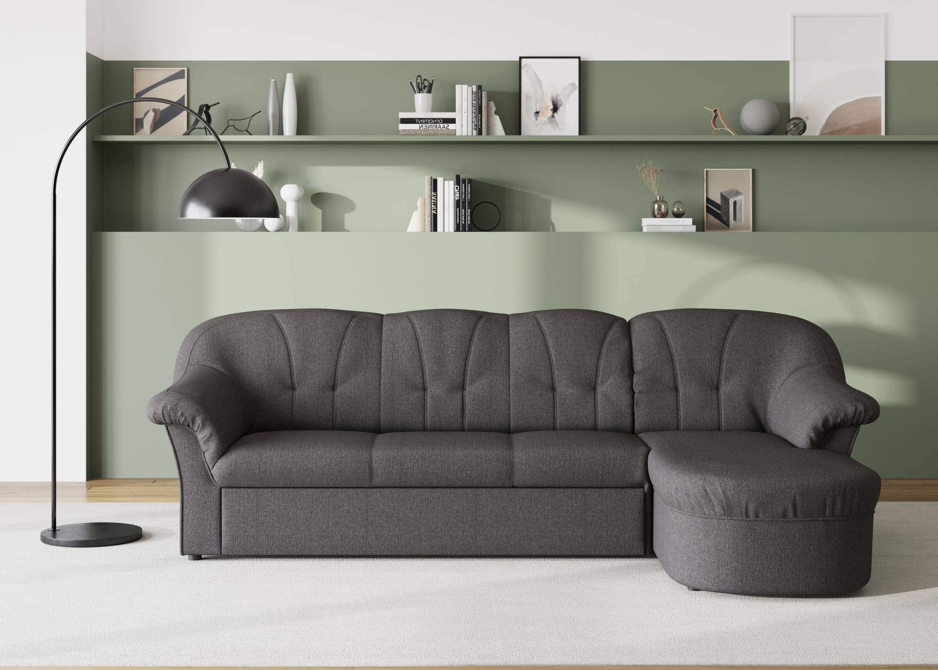 DOMO collection Ecksofa »Pegnitz, elegante Rückensteppung, kompakte Stellmasse 238/141cm, L-Form«, wahlweise mit Bettfunktion DOMO collection Ecksofa »Pegnitz, elegante Rückensteppung, kompakte Stellmasse 238/141cm, L-Form«, wahlweise mit Bettfunktion von DOMO collection