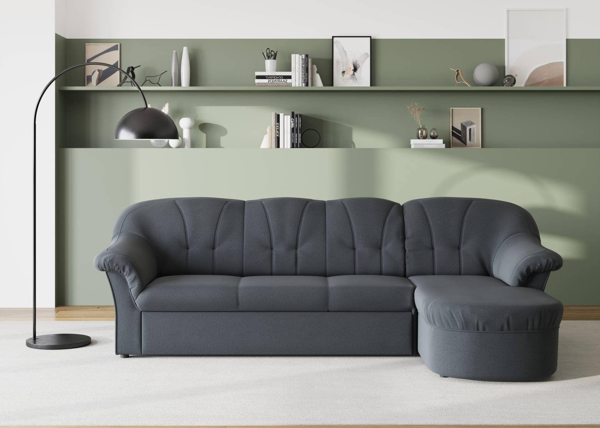 DOMO collection Ecksofa »Pegnitz, elegante Rückensteppung, kompakte Stellmasse 238/141cm, L-Form«, wahlweise mit Bettfunktion DOMO collection Ecksofa »Pegnitz, elegante Rückensteppung, kompakte Stellmasse 238/141cm, L-Form«, wahlweise mit Bettfunktion von DOMO collection