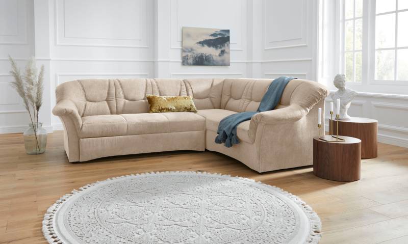 DOMO collection Ecksofa »Sarafina L-Form«, wahlweise mit Bettfunktion, optional mit Federkern von DOMO collection