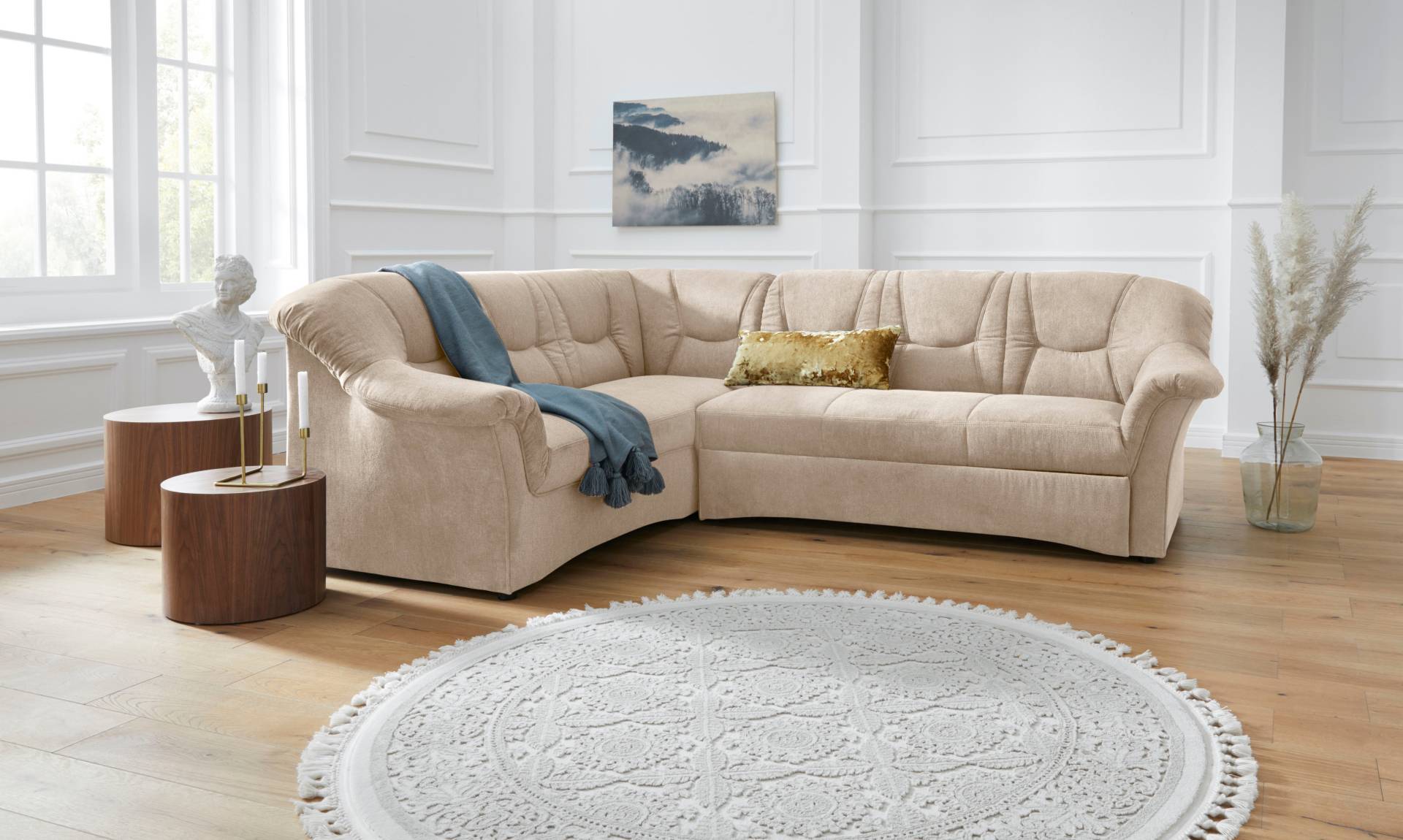 DOMO collection Ecksofa »Sarafina zeitlos und komfortabel, optional mit Federkern, L-Form«, wahlweise mit Bettfunktion DOMO collection Ecksofa »Sarafina zeitlos und komfortabel, optional mit Federkern, L-Form«, wahlweise mit Bettfunktion von DOMO collection