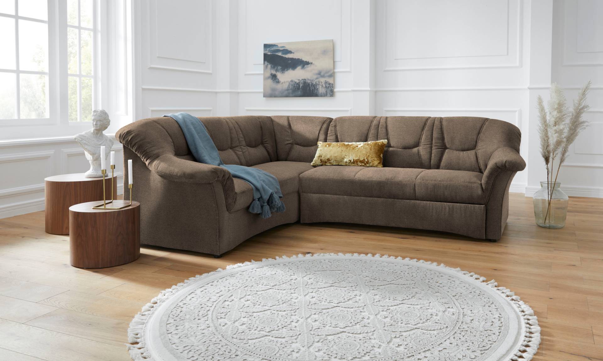 DOMO collection Ecksofa »Sarafina zeitlos und komfortabel, optional mit Federkern, L-Form«, wahlweise mit Bettfunktion DOMO collection Ecksofa »Sarafina zeitlos und komfortabel, optional mit Federkern, L-Form«, wahlweise mit Bettfunktion von DOMO collection