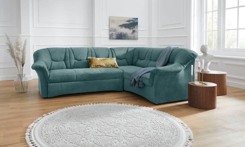 DOMO collection Ecksofa »Sarafina zeitlos und komfortabel, optional mit Federkern, L-Form«, wahlweise mit Bettfunktion von DOMO collection