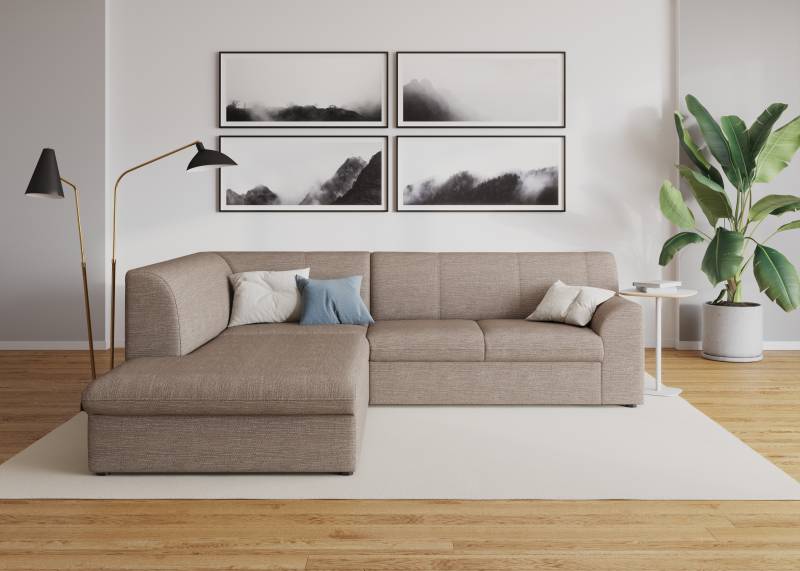 DOMO collection Ecksofa »Topper L-Form«, mit Ottomane, wahlweise mit Schlaffunktion von DOMO collection