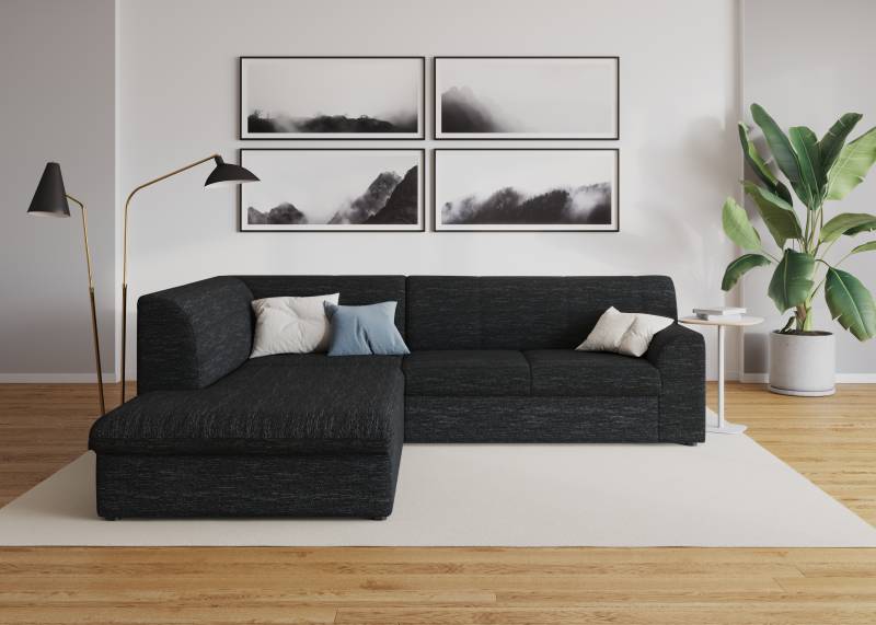 DOMO collection Ecksofa »Topper zeitlos elegant, kompakte Stellmasse, OTTOs Choice, L-Form«, mit Ottomane, wahlweise mit Schlaffunktion von DOMO collection