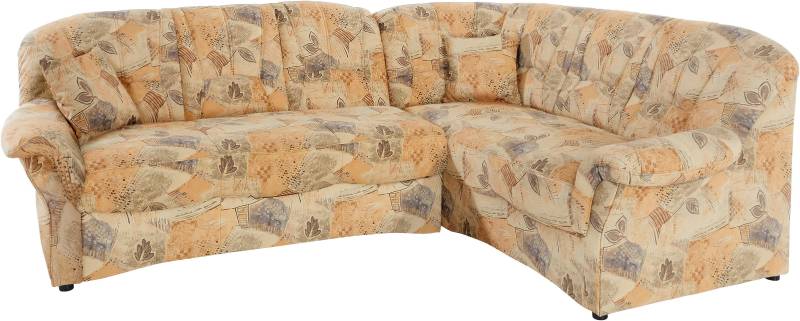 DOMO collection Ecksofa »Bahia, zeitlos und elegant, bequeme Armlehnen, L-Form«, wahlweise mit Bettfunktion von DOMO collection