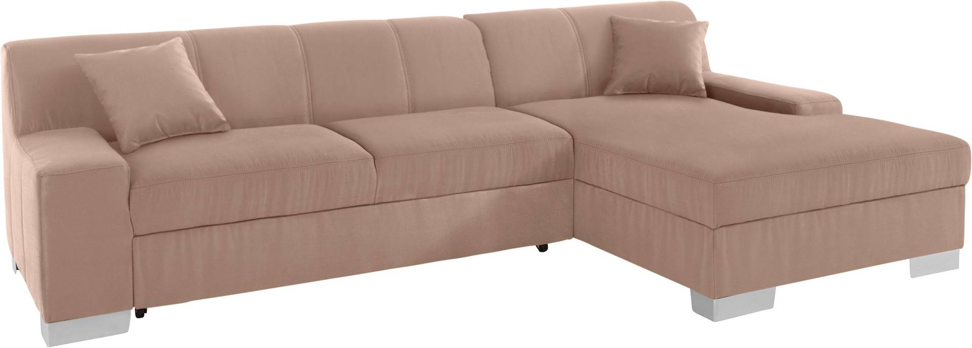 DOMO collection Ecksofa »Bero, elegant und zeitlos, flache Armlehnen, L-Form«, fester Sitzkomfort, wahlweise mit Bettfunktion DOMO collection Ecksofa »Bero, elegant und zeitlos, flache Armlehnen, L-Form«, fester Sitzkomfort, wahlweise mit Bettfunktion von DOMO collection