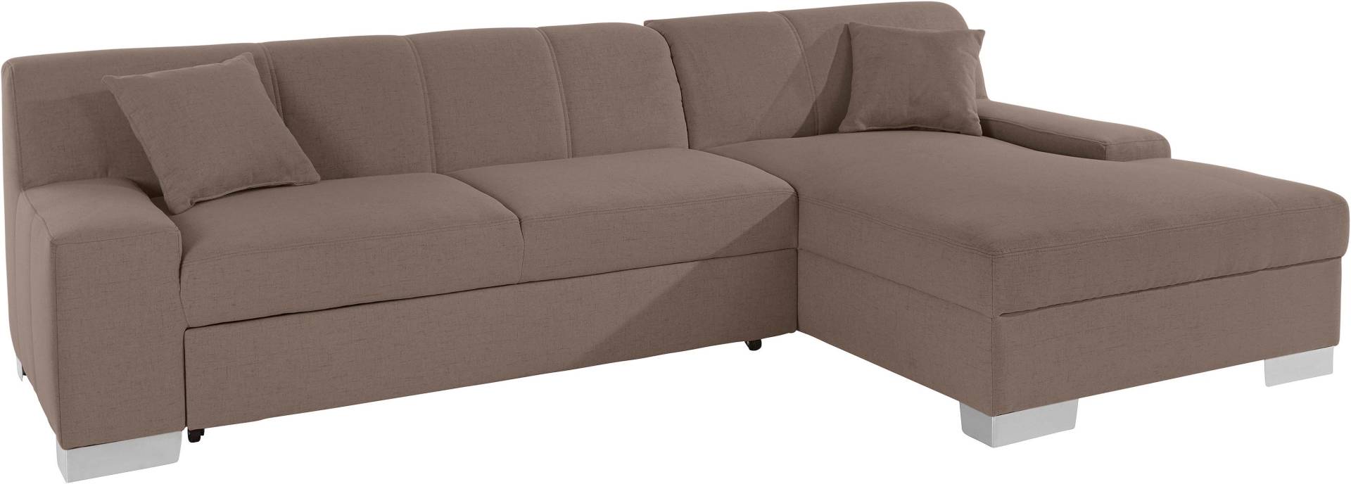 DOMO collection Ecksofa »Bero, elegant und zeitlos, flache Armlehnen, L-Form«, fester Sitzkomfort, wahlweise mit Bettfunktion DOMO collection Ecksofa »Bero, elegant und zeitlos, flache Armlehnen, L-Form«, fester Sitzkomfort, wahlweise mit Bettfunktion von DOMO collection