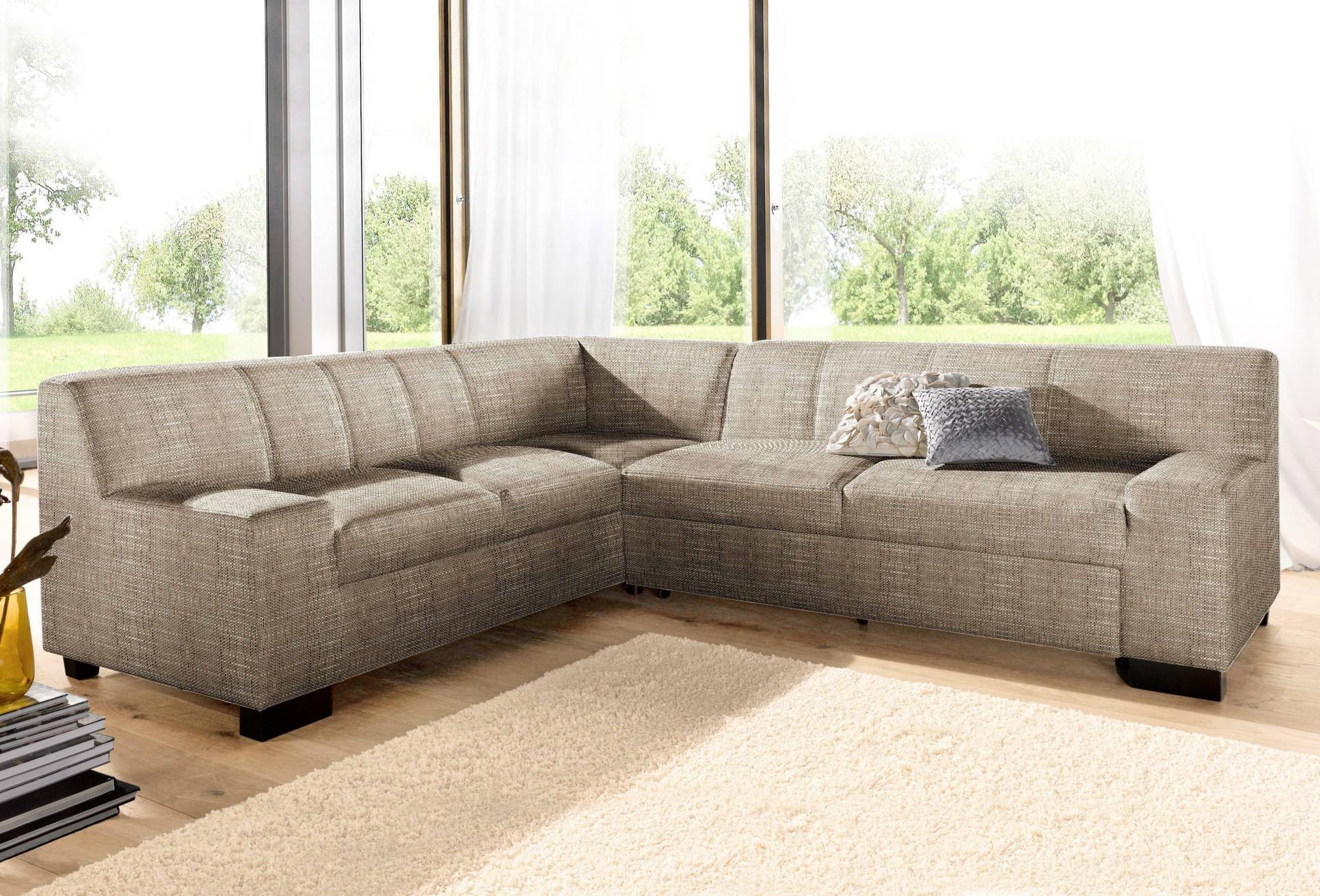 DOMO collection Ecksofa »Norma Top, elegant und modern, flache Armlehnen, L-Form«, wahlweise mit Bettfunktion DOMO collection Ecksofa »Norma Top, elegant und modern, flache Armlehnen, L-Form«, wahlweise mit Bettfunktion von DOMO collection