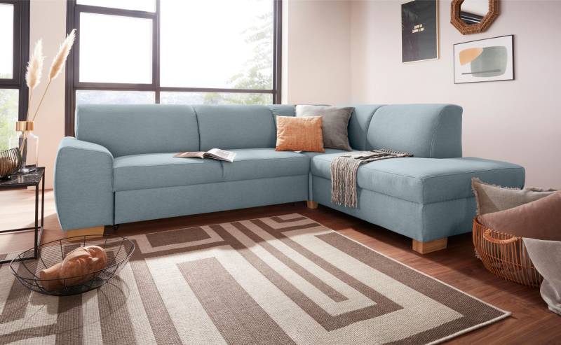 DOMO collection Ecksofa »Incanto kubische Formensprache, komfortabel, L-Form«, wahlweise mit Bettfunktion von DOMO collection