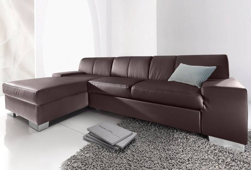 DOMO collection Ecksofa »Star, zeitlose Formensprache, elegante Optik, L-Form«, wahlweise mit Bettfunktion von DOMO collection