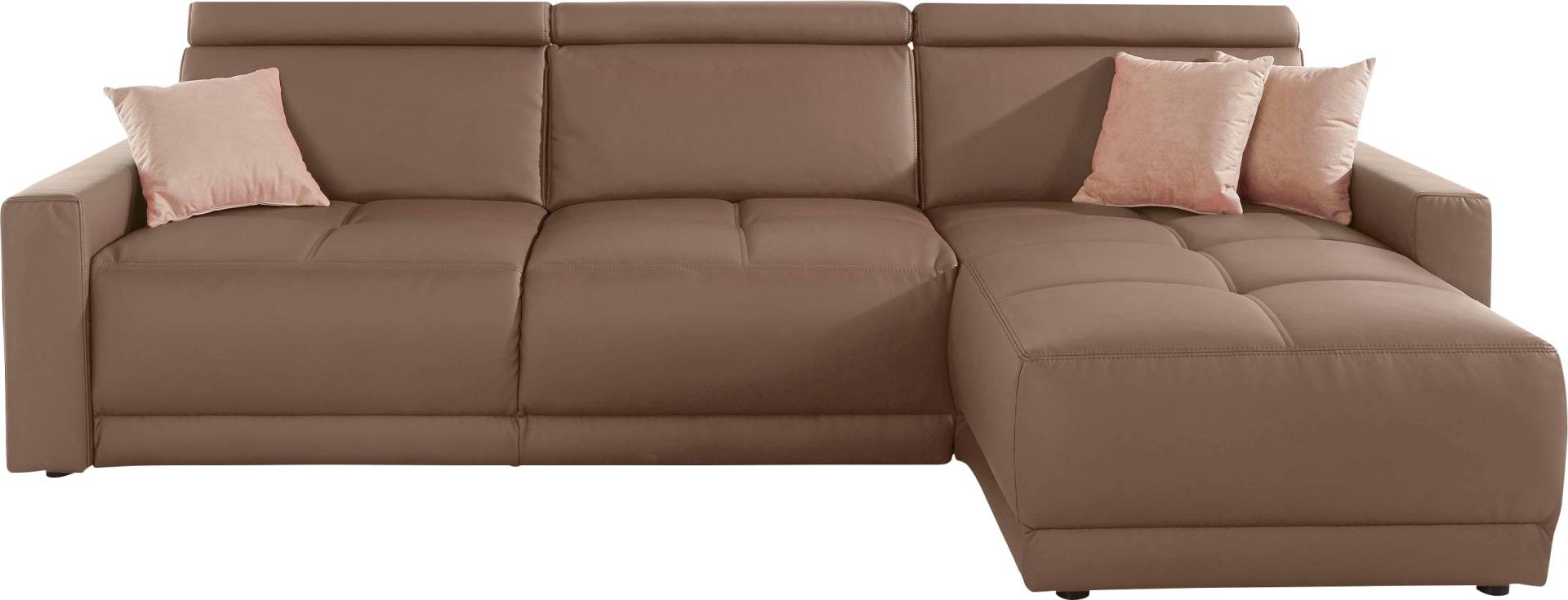 DOMO collection Ecksofa »Ava mit moderner Sitzheftung & toller Doppelnaht, komfortabel, L-Form«, mit Recamiere, inkl. Federkern, wahlweise mit Kopfteilverstellungen DOMO collection Ecksofa »Ava mit moderner Sitzheftung & toller Doppelnaht, komfortabel, L-Form«, mit Recamiere, inkl. Federkern, wahlweise mit Kopfteilverstellungen von DOMO collection