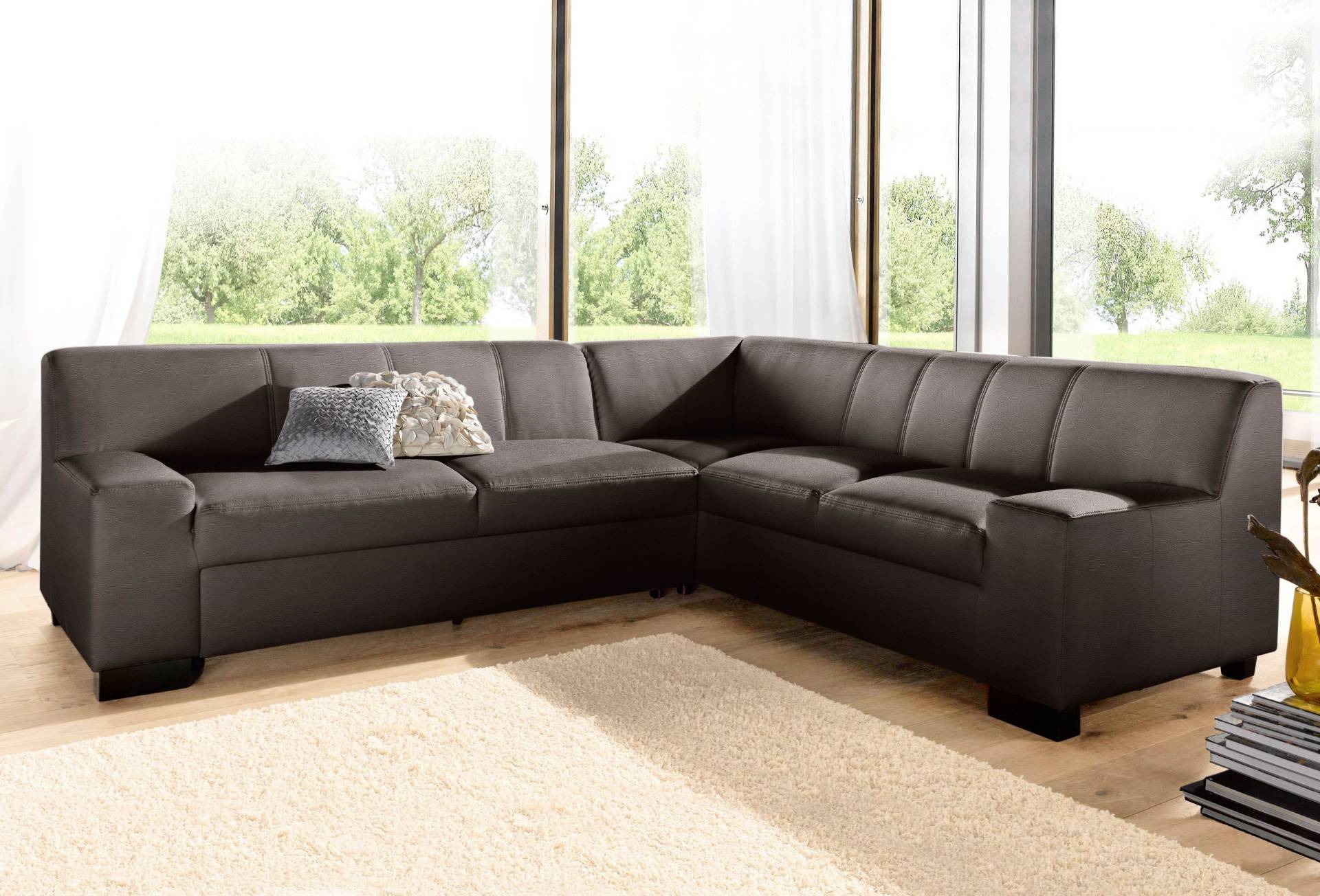 DOMO collection Ecksofa »Norma, moderne Armlehnen, zeitlos und elegant, L-Form«, wahlweise mit Bettfunktion DOMO collection Ecksofa »Norma, moderne Armlehnen, zeitlos und elegant, L-Form«, wahlweise mit Bettfunktion von DOMO collection