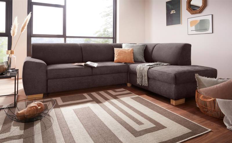 DOMO collection Ecksofa »Incanto kubische Formensprache, komfortabel, L-Form«, wahlweise mit Bettfunktion von DOMO collection