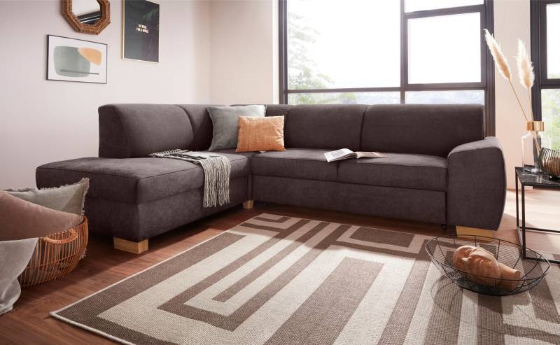 DOMO collection Ecksofa »Incanto kubische Formensprache, komfortabel, L-Form«, wahlweise mit Bettfunktion von DOMO collection