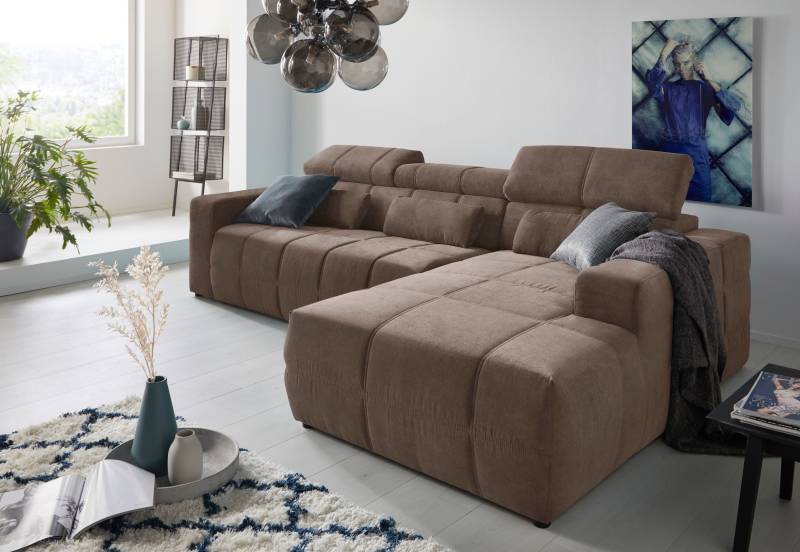 DOMO collection Ecksofa »Brandon grosse Ausführung B/T/H: 289/177/80 cm, auch in Leder und Cord« von DOMO collection